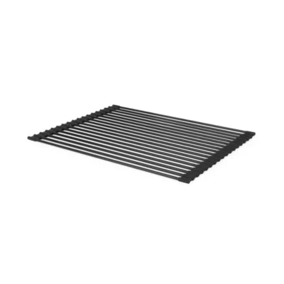 Tapis égouttoir à vaisselle en plastique Compactor noir