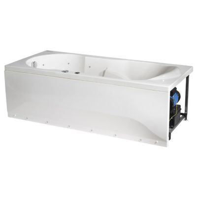 Baignoire balnéo Cérès + tablier de façade 180 x 80 cm