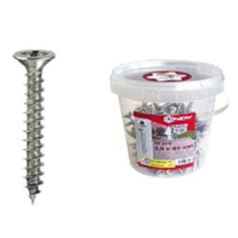 Seau de 140 vis tête torx inox Ø4,5 x 50 mm