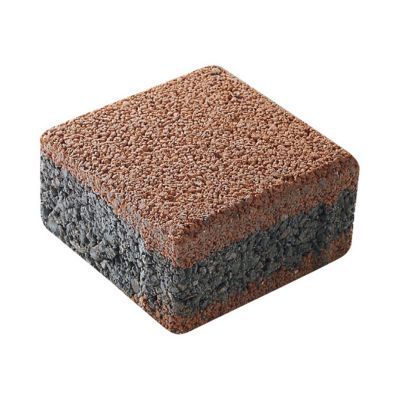 Pavé drainant Idée Pierre saumon 12 x 12 cm, ép.6 cm