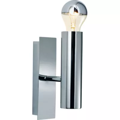 Applique murale Tubo Chrome H.28cm 40W