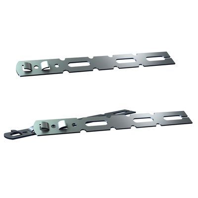 Sachet de 4 pattes de fixation sur mesure pour les portes d'entrée et de service PVC