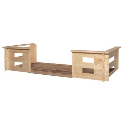 Terrasse pour abri de jardin bois Luoman Ivalo