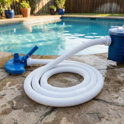 Tuyau flexible blanc 32 mm x 1 m pour Piscine