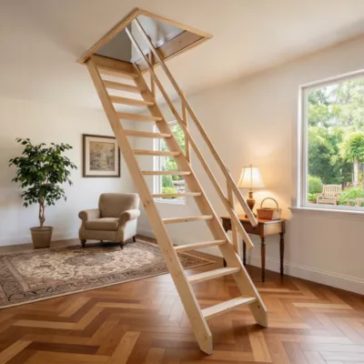 Echelle de meunier en kit bois sans contremarches