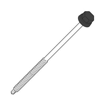 Vis pour panneau sur support bois PS40 anthracite Bacacier 7022, 50 p