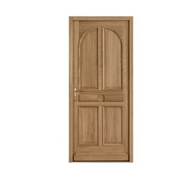 Porte d'entrée bois chêne Pula 90 x h.215 cm poussant gauche