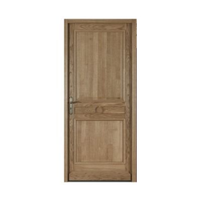 Porte d'entrée bois chêne Siben 90 x h.215 cm poussant gauche