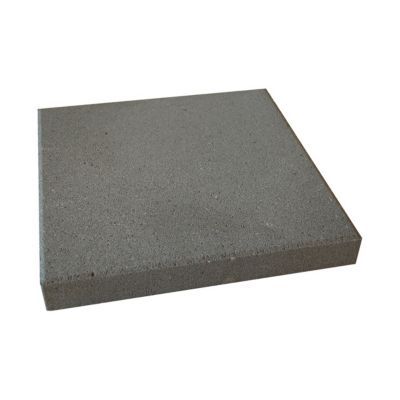 Chapeau de pilier en terre béton plat 40 x 40 cm, ép. 45mm gris