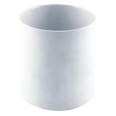 Manchon ff blanc effet acier 0° D.100 – Fitt