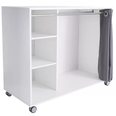 Kit dressing sous-comble + rideau 100 x 120 cm