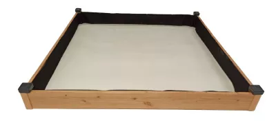 Carré Potager Douglas Premium 126 x 126 x 14 cm Mon Petit Potager