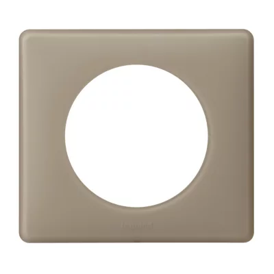 Plaque de finition simple Legrand Céliane Poudré Grès
