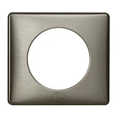 Plaque de finition simple Legrand Céliane Métal Tungstène