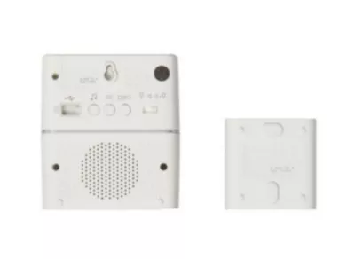 Kit Serénité carillon et sonnette sans fil Legrand 30 mélodies + MP3 alimentation par piles - blanc