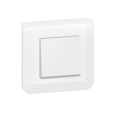 Interrupteur va-et-vient à vis Legrand Mosaïc blanc, 6 pièces