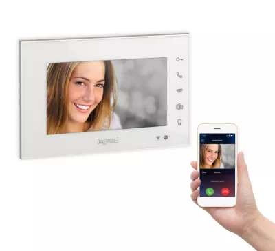 Ecran intérieur connecté Legrand 7" blanc