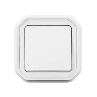Interrupteur Legrand Plexo blanc à griffes