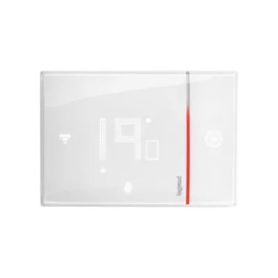 Thermostat d'ambiance connecté Smarther with Netatmo Legrand blanc en saillie