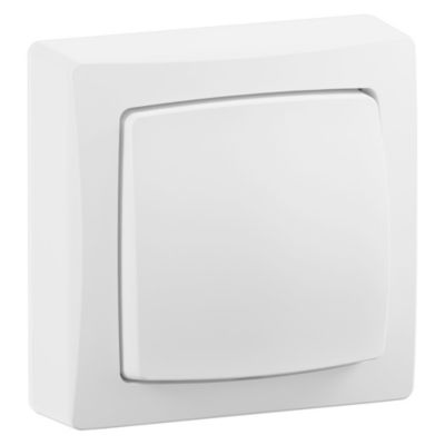 Image principale de Poussoir simple Legrand ALB2310WH blanc montage en saillie 10A 230V