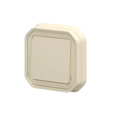 Interrupteur va-et-vient à encastrer Plexo blanc 10A - 070032L - Legrand