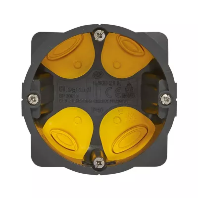 Boîte d'encastrement monoposte Ø.67 x P.40 mm Legrand Eco Batibox