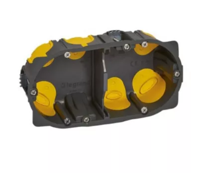 Boîte d'encastrement double Legrand Batibox P. 40 mm