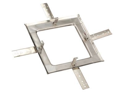 Cadre fixation raccord haut/boisseau 25 x 25 cm Poujoulat