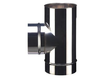 Image principale de Té nu inox 304 soudé 90° ø150 mm Poujoulat