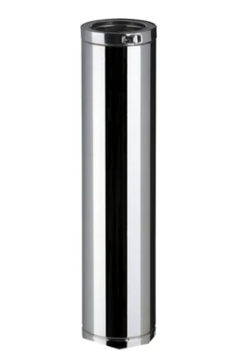 Image principale de Elément droit en acier 1m Ø100 mm Poujoulat