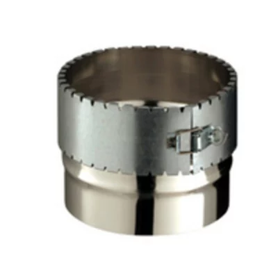 Raccord flexible pour tubage inox ⌀200-200mm Poujoulat