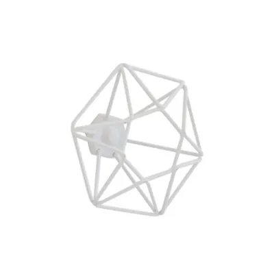 Patère héxagonal à fixer 1 tête filaire Bar Plus blanc