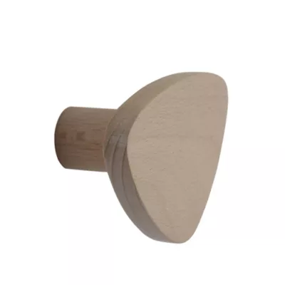 Patère en hêtre brut triangulaire à fixer 1 tête Bar Plus