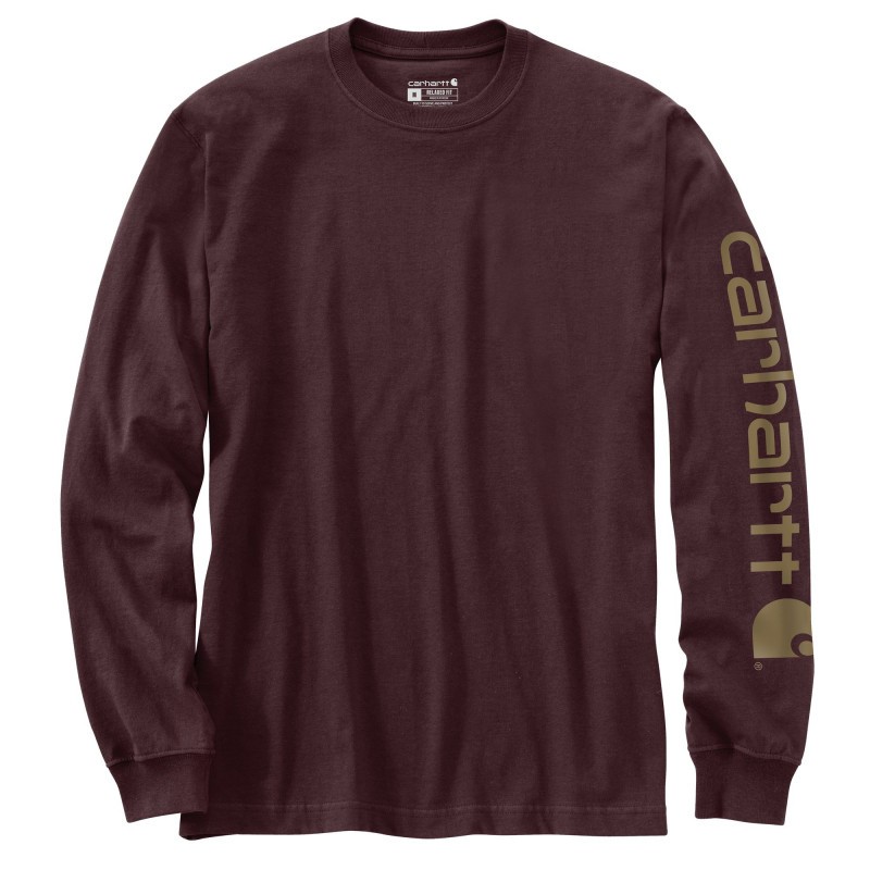 T-SHIRT MANCHE LONGUE PRUNE M