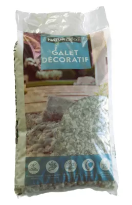 Galet décoratif Ice Blue 4-8 Natur Déco 8.4kg