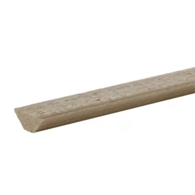 Corniche brut de sciage bois flotté gris 250 x 17 cm