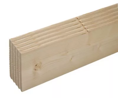 Plinthe arrondie sapin 200 x 9,5 cm, ép.13 mm (vendu par lot de 5)