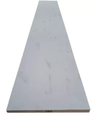 Tablette en pin rustique blanchi 30 x 200 cm, ép. 1,8cm