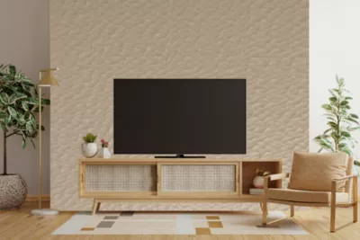 Panneau MDF effet Gouje 244 x 24 cm x ép.9 mm vendu par 3 pièces