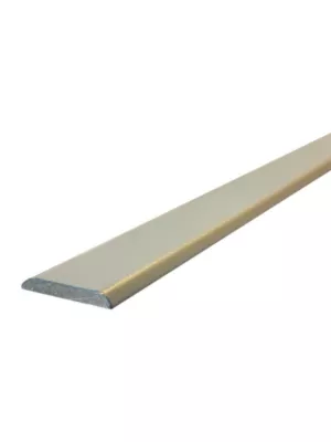 Champlat en MDF 2 arrondis Ninna couleur vert 4X28mm L.2,44 m