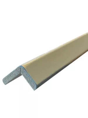 Baguette d'angle en MDF arrondi Ninna couleur vert 23X23mm L.2,44m