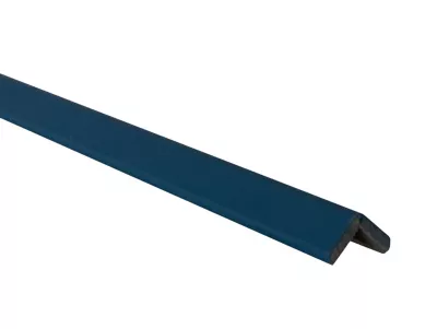 Baguette d'angle en MDF arrondie Ninna couleur bleu 23X23mm L.2,44m