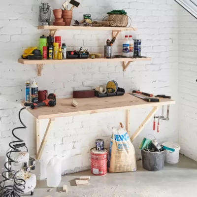 Plateau en bois pin massif L. 150 cm x l. 65 cm
