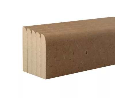 Plinthe réversible MDF 200 x 10 cm, ép.10 mm (vendu par lot de 5)