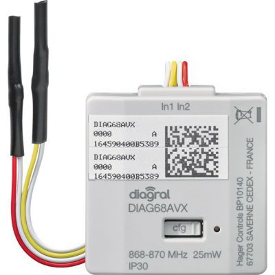 Emetteur encastrable sur pile DIAG68AVX