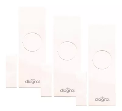Détecteur d'ouverture de porte et fenêtre Diagral LOTDIAG32BPX blanc vendu par 3 pièces