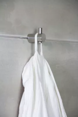 Patère murale à clipser inox Mat Inter Bilbao