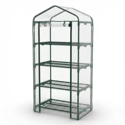 Serre souple de balcon 4 niveaux l.69x P.49 x H.160