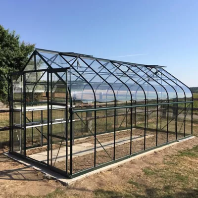 Serre en verre Lams Aloe vert 14,40m²