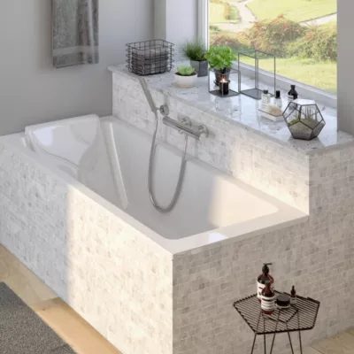 Baignoire droite 160 x 70 cm blanc brillant Jacob Delafon Sofa